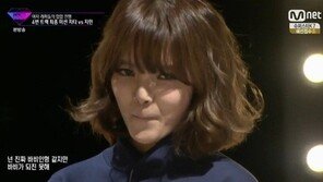 ‘언프리티랩스타’ 지민, 손가락 욕까지…“모자이크 해주세요”