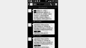 금감원 사칭 스미싱 주의보… 금감원 직원 사칭 “이동수 과장입니다”