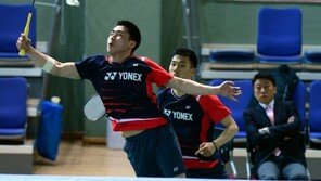 [포토] ‘전국봄철종별 배드민턴리그전’ 장승훈, 나비처럼 날아서~