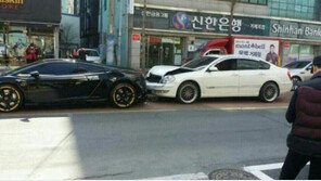 ‘4억5000만원’ 람보르기니 추돌사고, 가해 SM7 차주 어쩌나…수리비만 ‘헉’