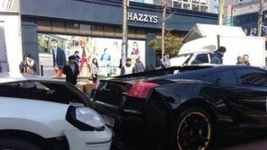 람보르기니 추돌사고, 뒷범퍼 일부 파손…가해 차량 ‘억 대 수리비용 물어야’