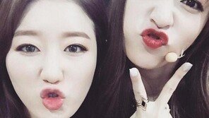 ‘장동민 열애설 부인’ 나비, 하니와 함께 한 인증샷 보니…‘백옥 피부 두 美女’