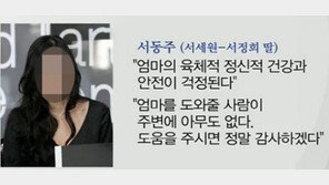 서세원 딸 서동주 ‘엄마 말이 사실’ 증언…재판 증언 나서나?