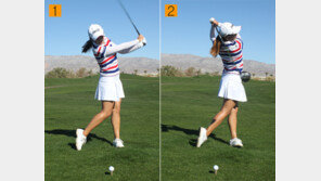 [르꼬끄골프와 함께하는 이보미의 힐링골프] 임팩트 이후 오른손이 왼손 덮으면서 회전해야