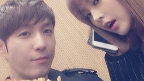 심형탁·홍진영, 다정하게 ‘찰칵~’… 커플 포스 ‘물씬’