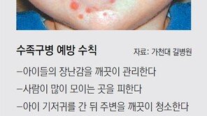 여름손님 수족구병 ‘봄의 공습’