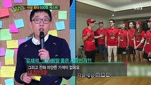 ‘힐링캠프’ 김제동, 유재석이 지어준 별명 ‘OO’ 알고보니? “내가 등 운동만 한다고…” 폭소