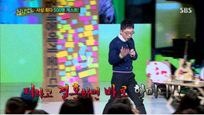 ‘힐링캠프’ 김제동, 23살 연하 여고생에 ‘프러포즈 받아’