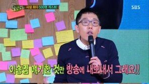 ‘힐링캠프’ 김제동 ‘이승엽 발판 삼아? 야구선수 도움 안 돼”