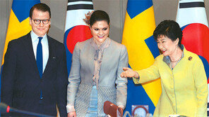 朴대통령, 스웨덴 빅토리아 왕세녀 접견