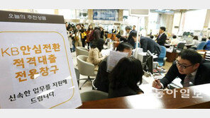 “2%대로 갈아타자”… 안심전환대출 출시 첫날 3兆3000억 신청