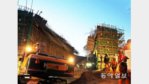 용인 도로공사 사고, 1명 사망·8명 부상… 시공사 롯데건설 “죄송하다”