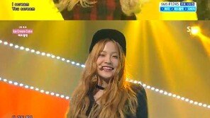 레드벨벳, 깜찍한 매력 대방출…‘인기가요 1위 올라’