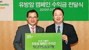 두산그룹, 유방건강재단에 5100만원