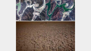 아리랑 3호, 소양강댐 위성사진 공개…강바닥 드러낸 42년 만에 ‘최악의 가뭄’