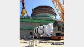 신한울 2호기 원자로 설치, 설비용량은 1400MW… “안전한 발전소 건설에 최선”