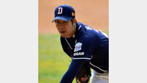 5이닝 4실점 장원준, 강민호에 혼쭐