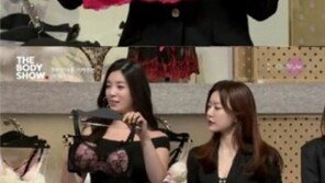 ‘더바디쇼’ 유승옥, 실제 속옷 공개… 사이즈는?
