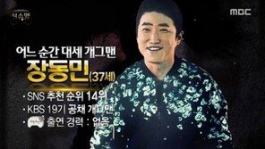 장동민, ‘식스맨’ 확정?… “이미 촬영까지? 사실 무근”