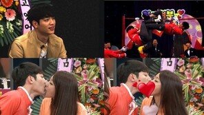 ‘천생연분 리턴즈’ 서강준·경리 입술 접촉사고… 출연진들 ‘깜짝’