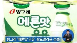 빙그레 메론맛우유, 식중독 유발 살모넬라균 검출 “전량 회수, 원인 파악 중”