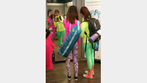 헬스장 패션, “피트니스룩이 뜬다”