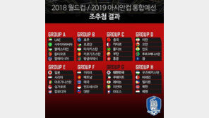 한국 쿠웨이트 레바논 한 조, 슈틸리케 “비교적 괜찮은 조편성”