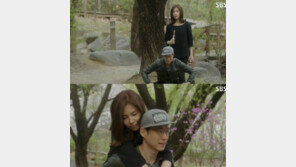 ‘풍문’ 백지영, 유준상 등에 업혀 공원 데이트…‘불륜 아냐?’