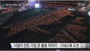 세상에서 가장 슬픈 기네스북 도전, 4160개의 촛불  