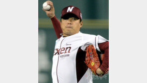 넥센 송신영, 3200일 만에 선발승