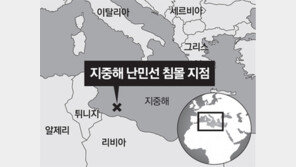 阿 난민선 지중해서 침몰… 650여명 숨진듯