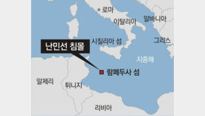 리비아 해안서 난민선 전복, 28명 구조-700명 사망 추정