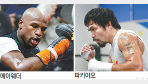 메이웨더, 2700만원 마우스피스…파키아오, 24억원 반바지