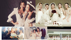 장윤주, 모델 동료와 웨딩화보 촬영… ‘가인, 의외의 인맥’