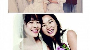 가인·이하나, 장윤주 웨딩화보 ‘지원 사격’… ‘돈독 우정, 훈훈하네’