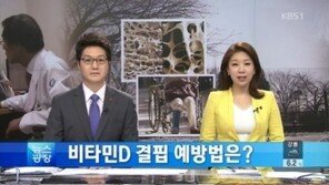 비타민D 결핍 증상, 뼈 변형에 치매까지… ‘심각’