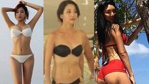 육체파 미녀 예정화·정아름·한고은, 비키니 사진 ‘화제’