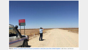 가장 외로웠던 경찰, 심프슨 사막(Simpson Desert)포함… 영국 면적 넓이 지역 순찰