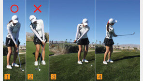 [르꼬끄골프와 함께하는 이보미의 힐링골프] 칩샷 스윙은 손목 아닌 ‘어깨 회전’으로