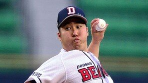 유희관 8K쇼…두산 1위 탈환