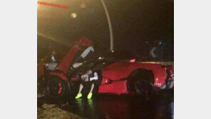 499대 한정 ‘라페라리’ 대형사고···운전자는 누구인가?