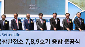 포스코에너지 LNG복합발전 3기 준공