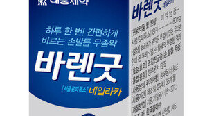 하루 한번 바르는 무좀약 ‘바렌굿 네일라카’