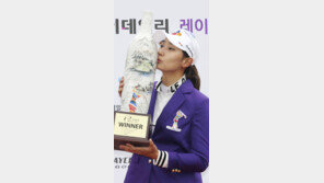 20세 김민선, 54홀 최소타 타이