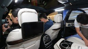 [포토]EVS28, 메르세데스벤츠 S클래스 ‘궁금했던 실내는’