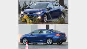 쉐보레 크루즈 후속, 날 것으로 노출 “낯설지 않은 날렵함”