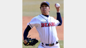장원준 첫 불펜피칭 ‘이상 무’