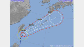 태풍 노을 내일 오후 日 규슈 앞바다 도착…한반도엔 폭우
