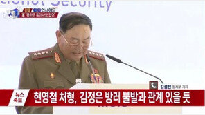 ‘북한군 서열 2위’ 현영철 인민무력부장, 불경죄로 공개 처형 “수백명 보는 앞에서 고사총으로…”