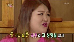 ‘해피투게더’ 이국주, 혀도 살쪄… “나오는 것, 한계 있다“